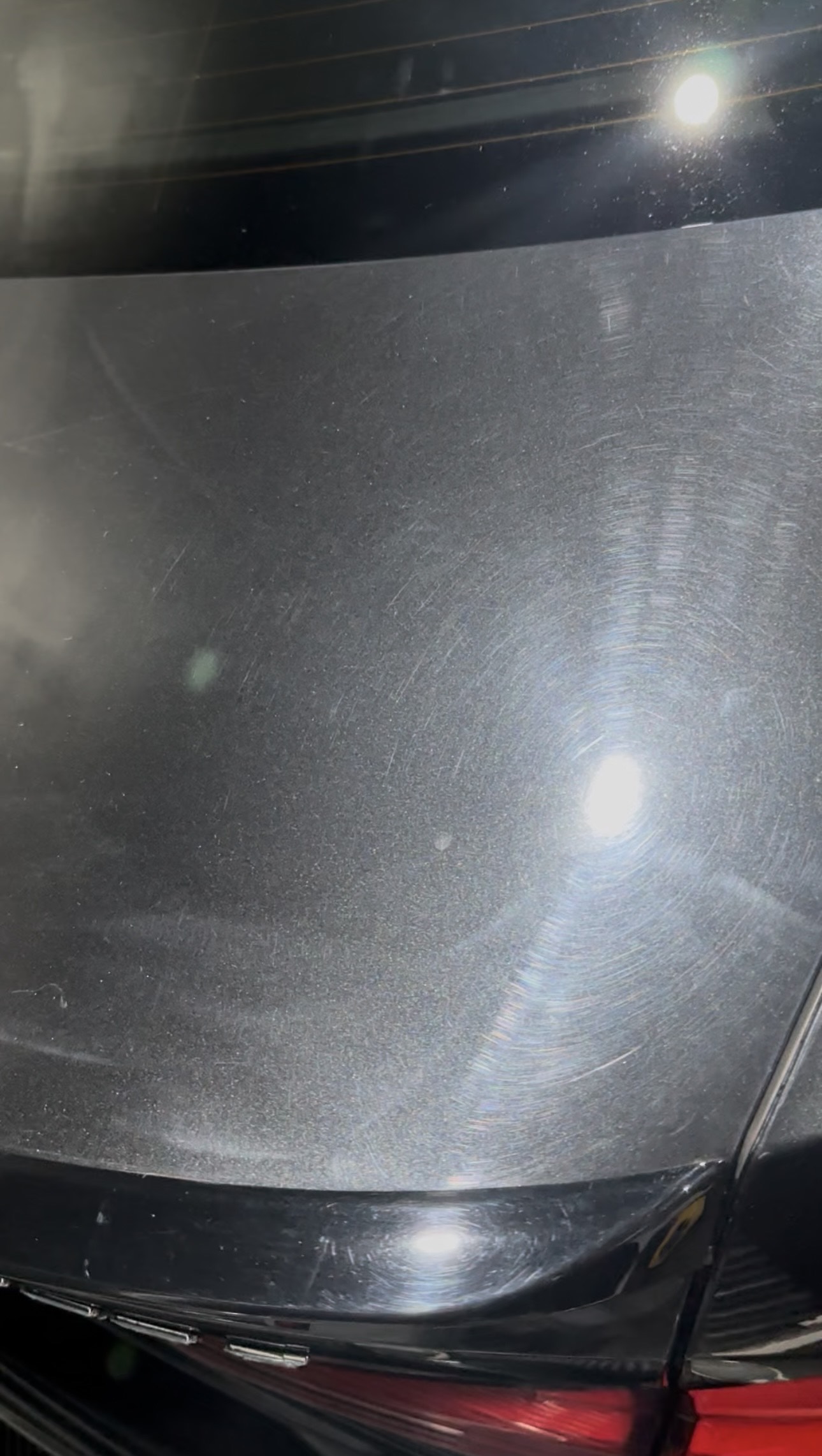 Before Swirls Completely Removed